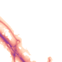 Night-time road noise heatmap for SE10 0BZ