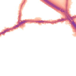 Night-time road noise heatmap for SE10 0DE