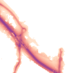 Night-time road noise heatmap for SE10 0DS