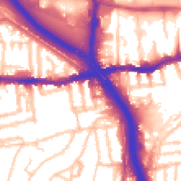 Daytime road noise heatmap for SE10 0LG