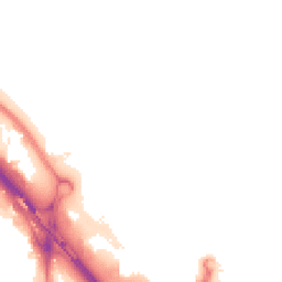 Night-time road noise heatmap for SE10 0QU