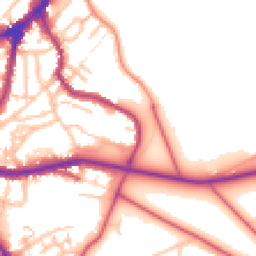 Daytime road noise heatmap for SE10 8HZ
