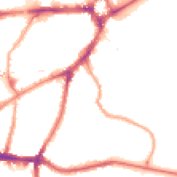Night-time road noise heatmap for SE10 8SG