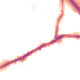 Night-time road noise heatmap for SE10 9AJ