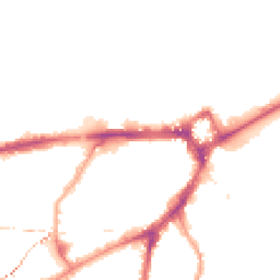 Night-time road noise heatmap for SE10 9FU