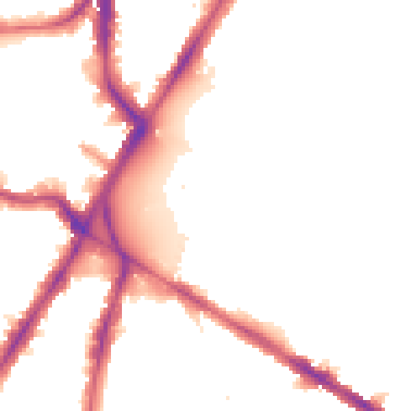 Night-time road noise heatmap for SE11 4BE