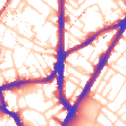 Daytime road noise heatmap for SE11 4DF