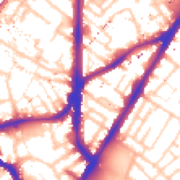 Daytime road noise heatmap for SE11 4DH