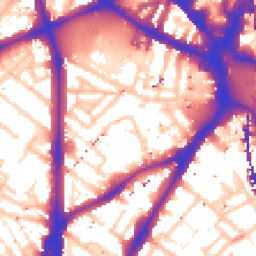 Daytime road noise heatmap for SE11 4NP
