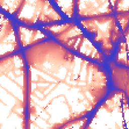 Daytime road noise heatmap for SE11 4SN