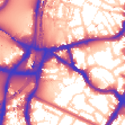 Daytime road noise heatmap for SE11 5AY