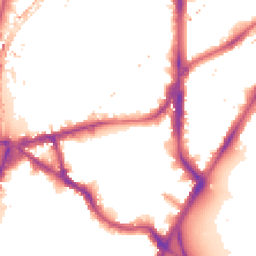 Night-time road noise heatmap for SE11 5AZ