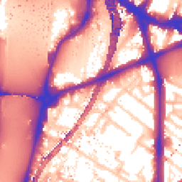 Daytime road noise heatmap for SE11 6AR