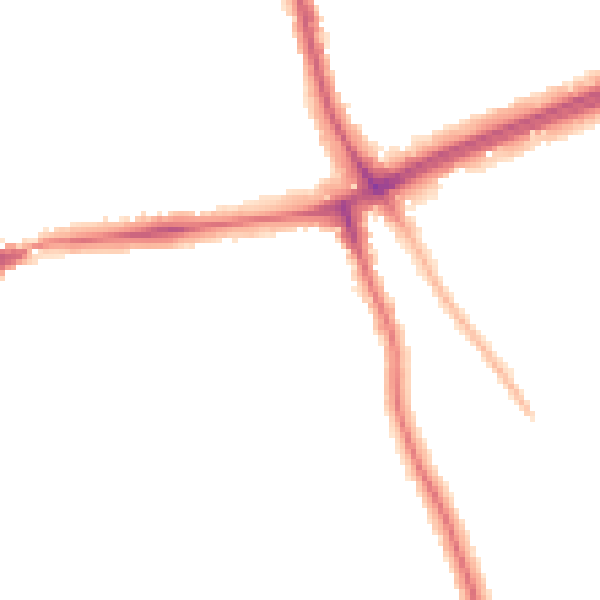 Night-time road noise heatmap for SE12 0NB
