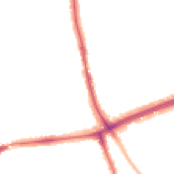 Night-time road noise heatmap for SE12 0SX