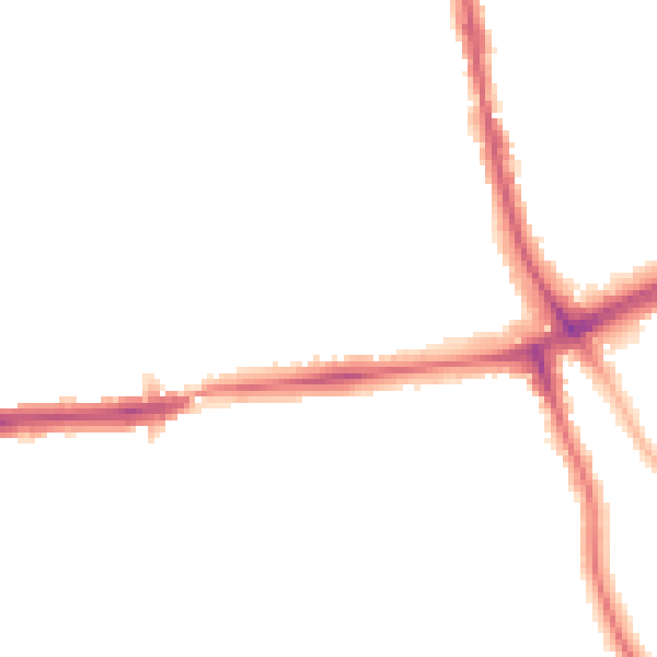 Night-time road noise heatmap for SE12 0TA
