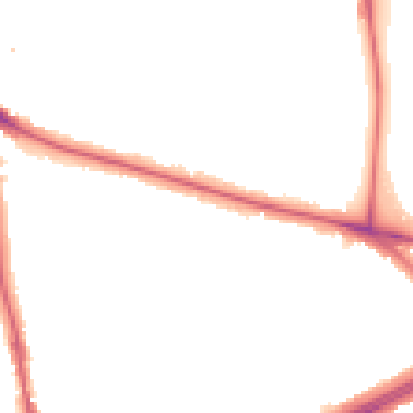 Night-time road noise heatmap for SE12 8UE