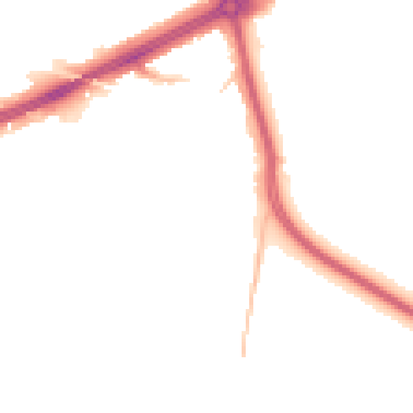 Night-time road noise heatmap for SE12 9EA
