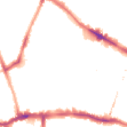 Night-time road noise heatmap for SE15 1AG