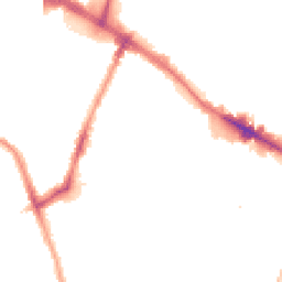 Night-time road noise heatmap for SE15 1BB