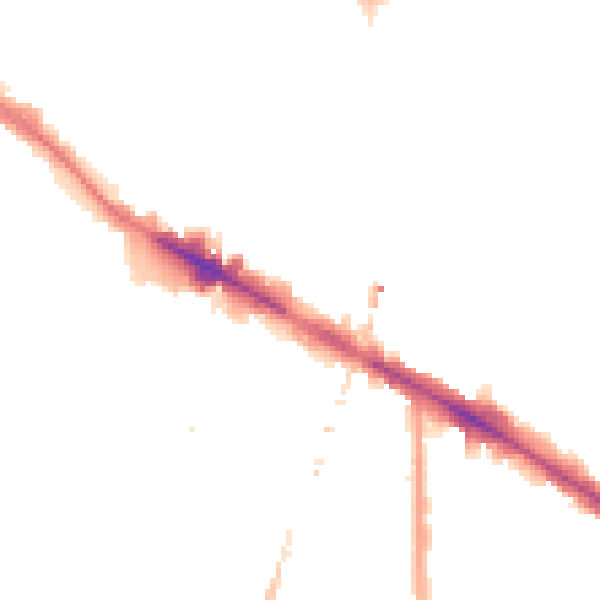 Night-time road noise heatmap for SE15 1DU