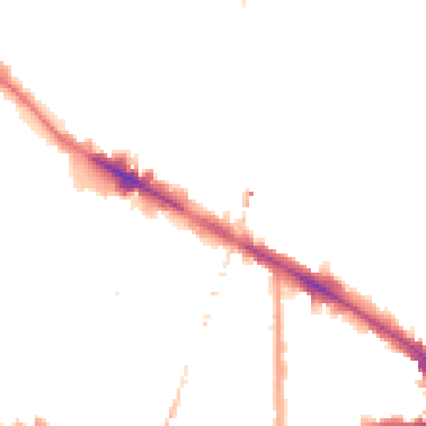 Night-time road noise heatmap for SE15 1DY