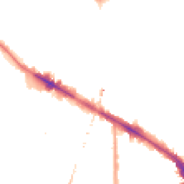 Night-time road noise heatmap for SE15 1EJ