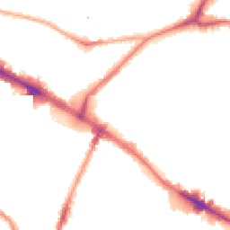 Night-time road noise heatmap for SE15 1LB