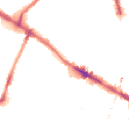 Night-time road noise heatmap for SE15 1NG