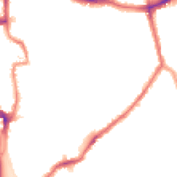 Night-time road noise heatmap for SE15 2BL