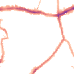 Night-time road noise heatmap for SE15 2BY