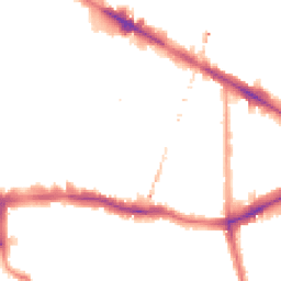 Night-time road noise heatmap for SE15 2JP