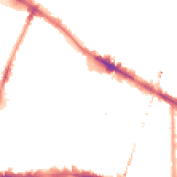 Night-time road noise heatmap for SE15 2SQ