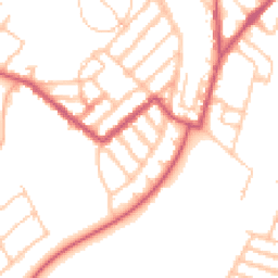 Daytime road noise heatmap for SE15 3EF