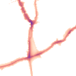 Night-time road noise heatmap for SE15 3NY