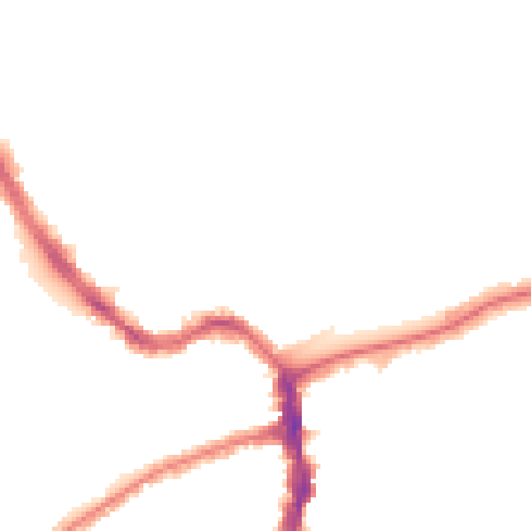 Night-time road noise heatmap for SE15 4DD