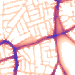 Daytime road noise heatmap for SE15 4HZ
