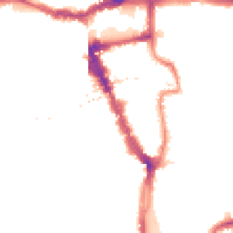 Night-time road noise heatmap for SE15 4RZ