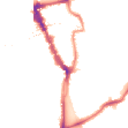 Night-time road noise heatmap for SE15 4TP
