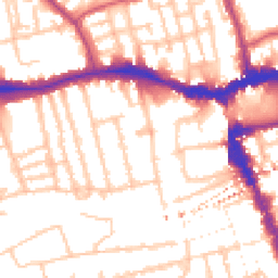 Daytime road noise heatmap for SE15 5AR