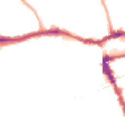 Night-time road noise heatmap for SE15 5AR