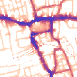 Daytime road noise heatmap for SE15 5HQ