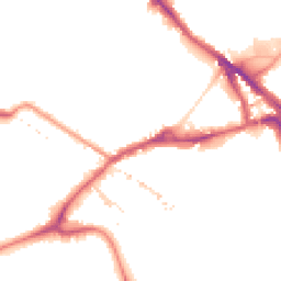 Night-time road noise heatmap for SE16 2AP