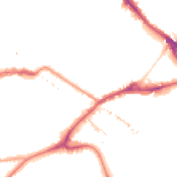 Night-time road noise heatmap for SE16 2DA