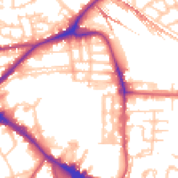 Daytime road noise heatmap for SE16 3DJ