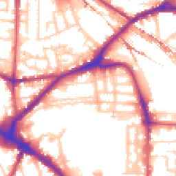 Daytime road noise heatmap for SE16 3DW