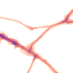 Night-time road noise heatmap for SE16 3JQ