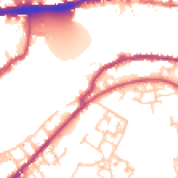 Daytime road noise heatmap for SE16 5RD