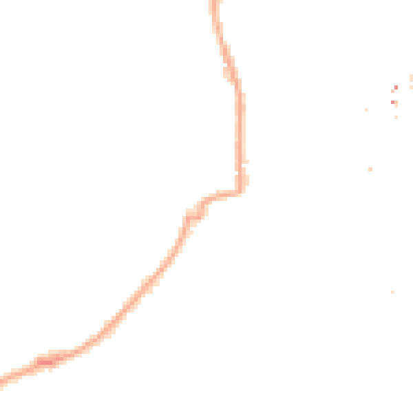 Night-time road noise heatmap for SE16 5UJ