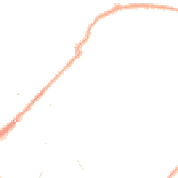Night-time road noise heatmap for SE16 6AL